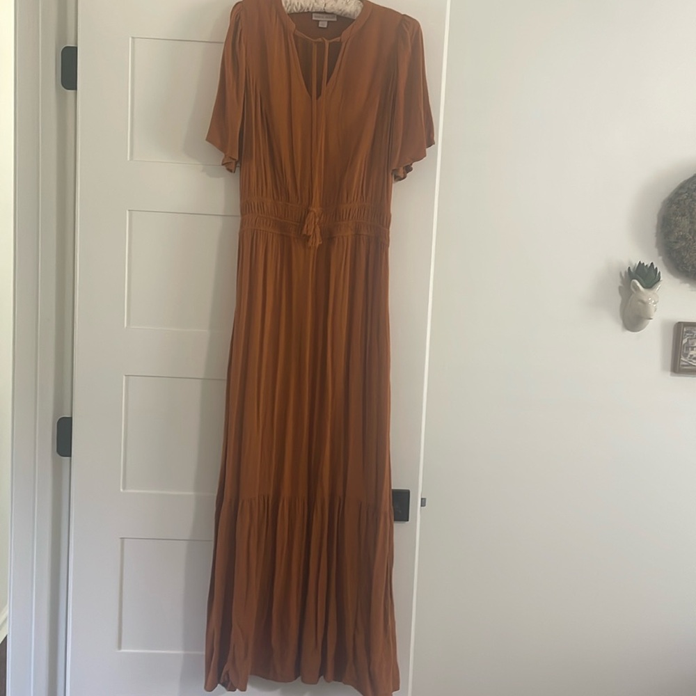 Knox Rose ladies copper color dress